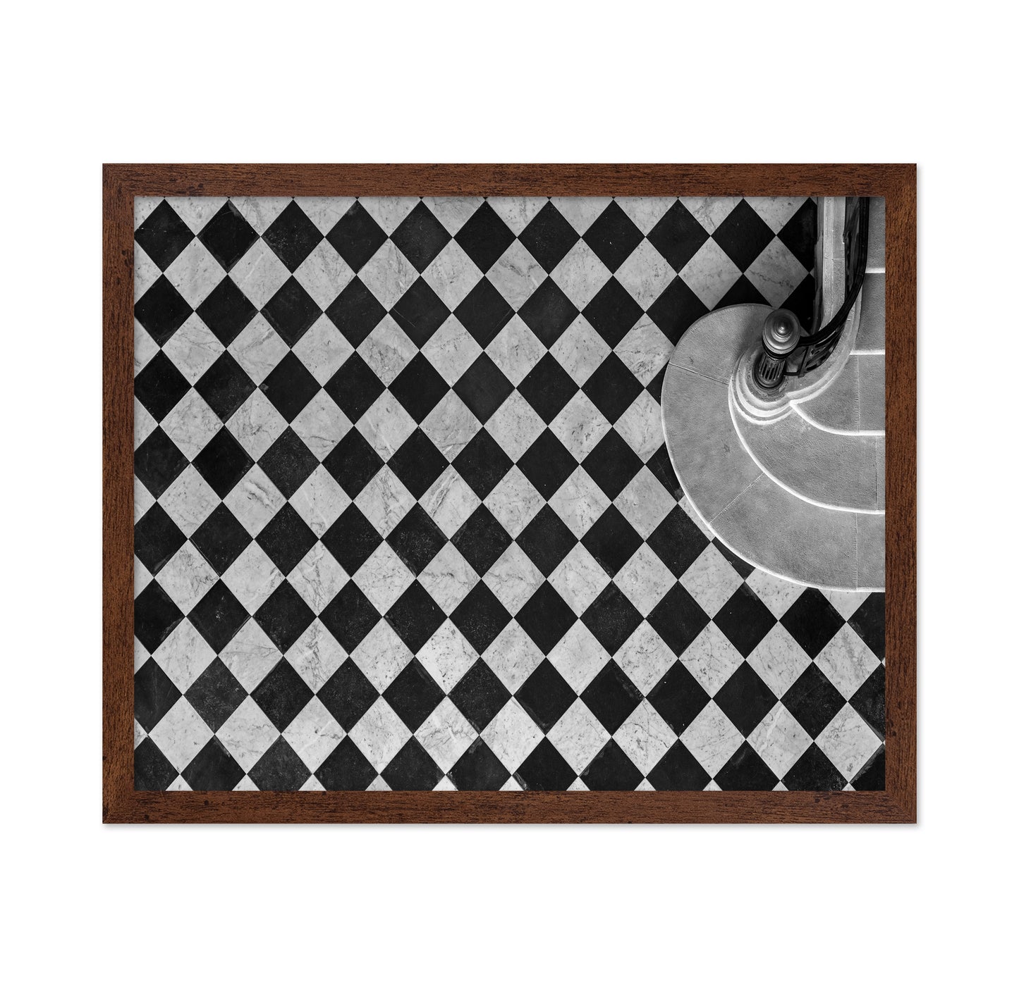 Chessboard staircase