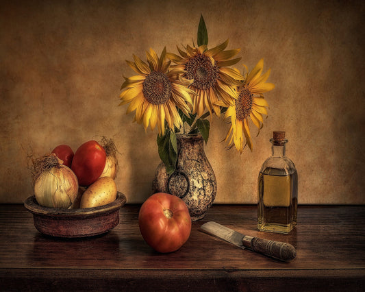 Sunflowers in the Kitchen
