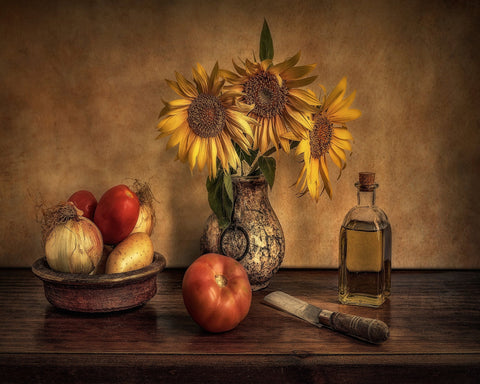 Sunflowers in the Kitchen