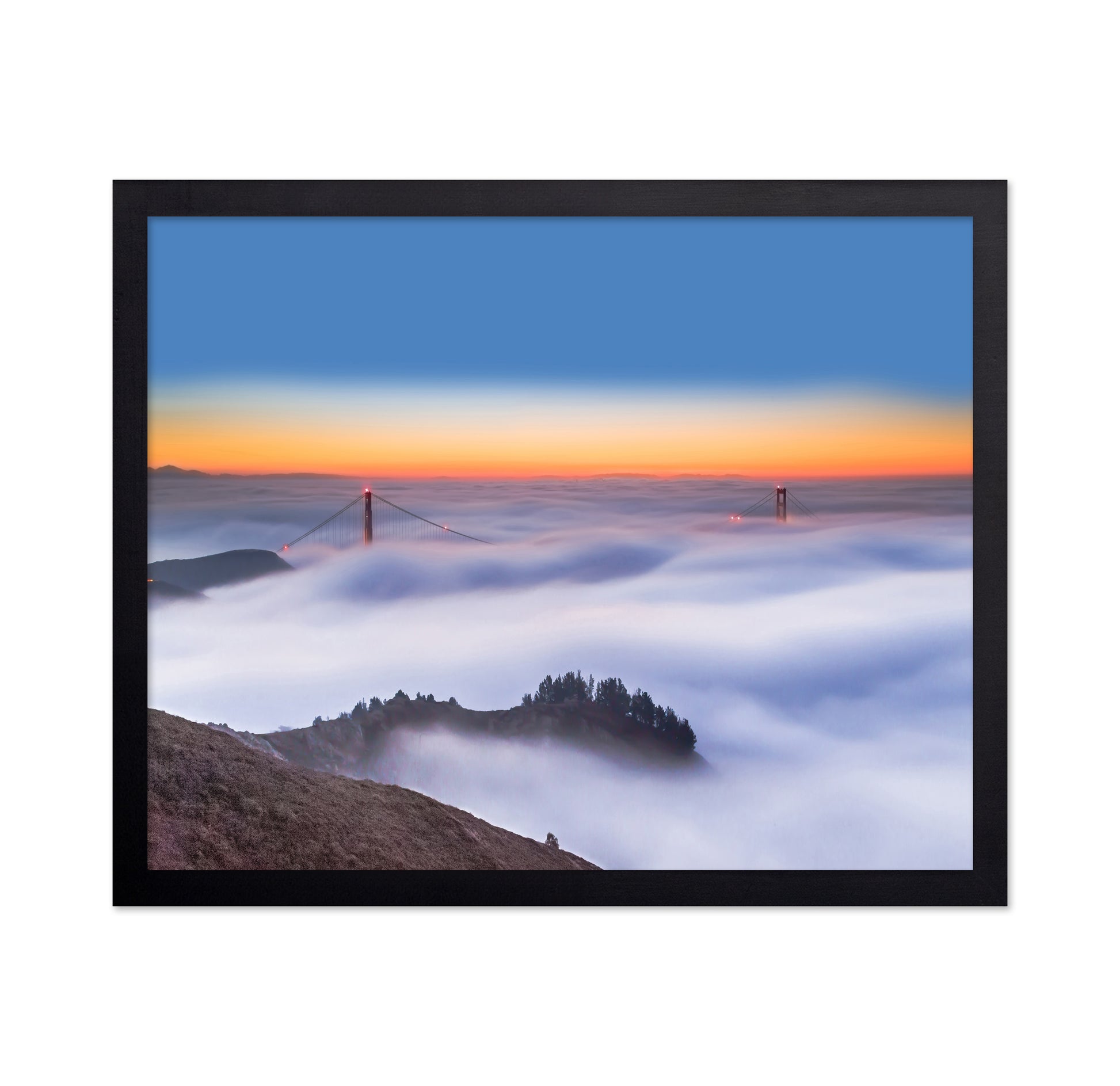 The Golden Gate Bridge In The Fog