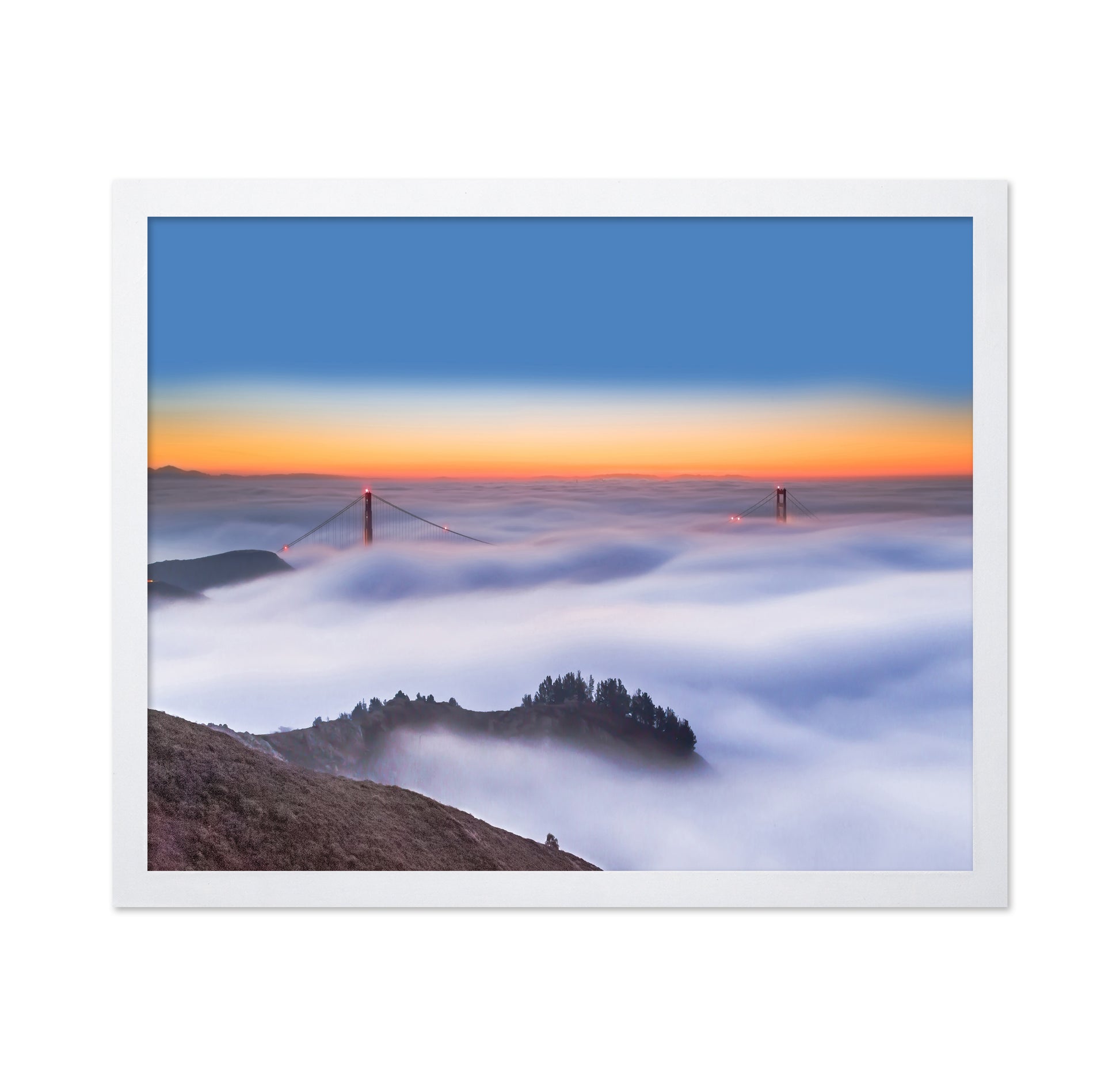 The Golden Gate Bridge In The Fog