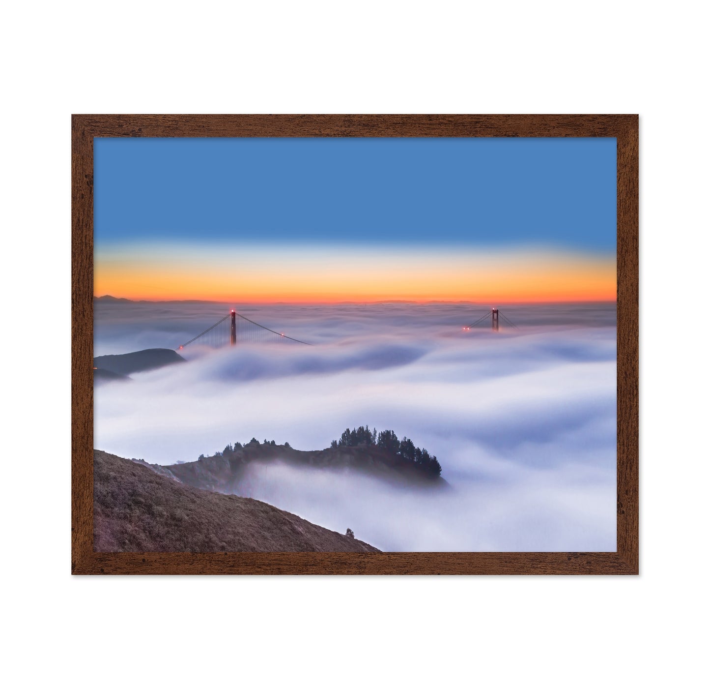 The Golden Gate Bridge In The Fog