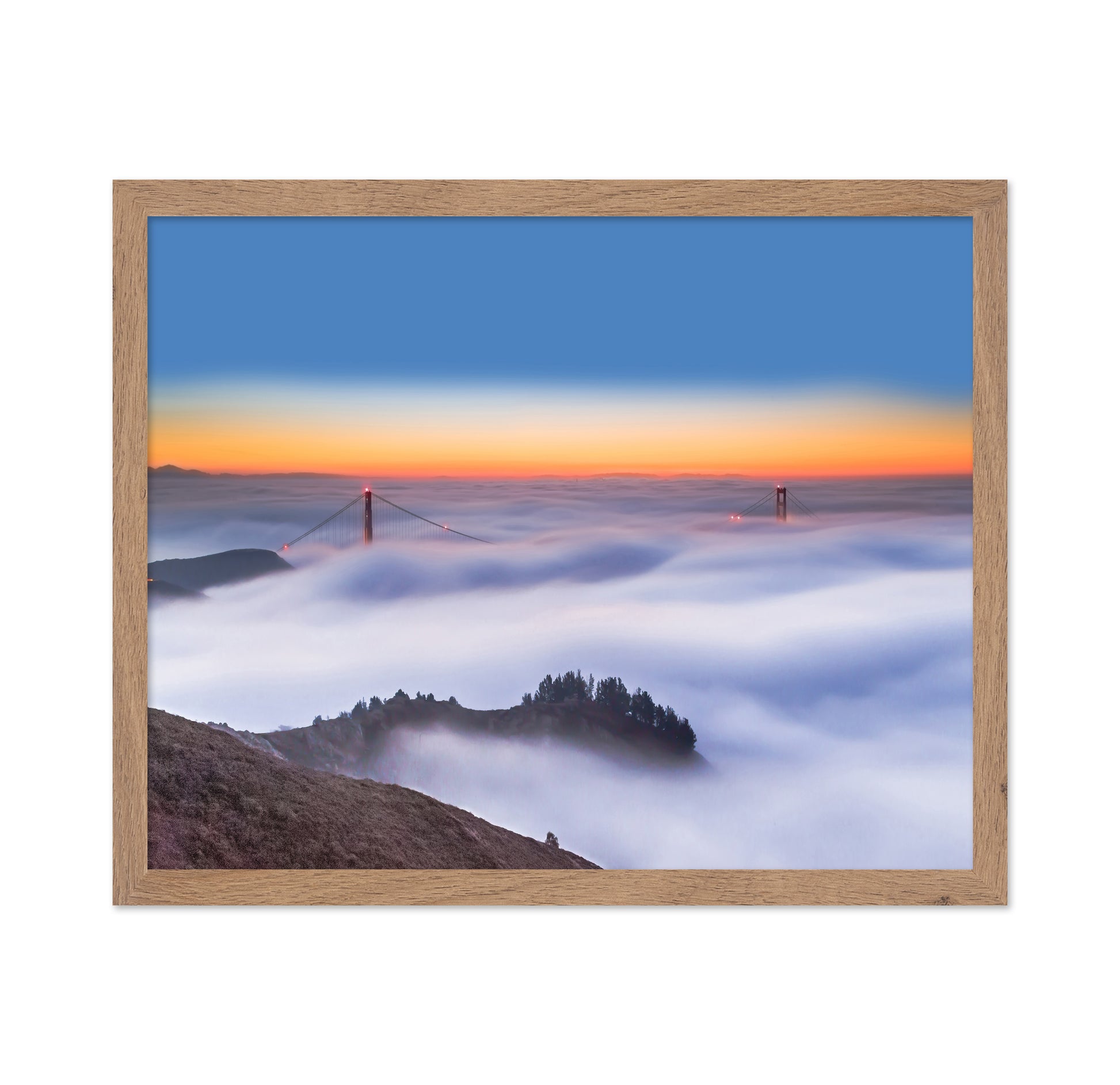 The Golden Gate Bridge In The Fog