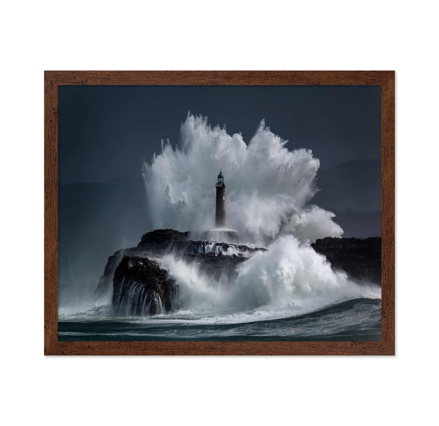 Lighthouse in the waves