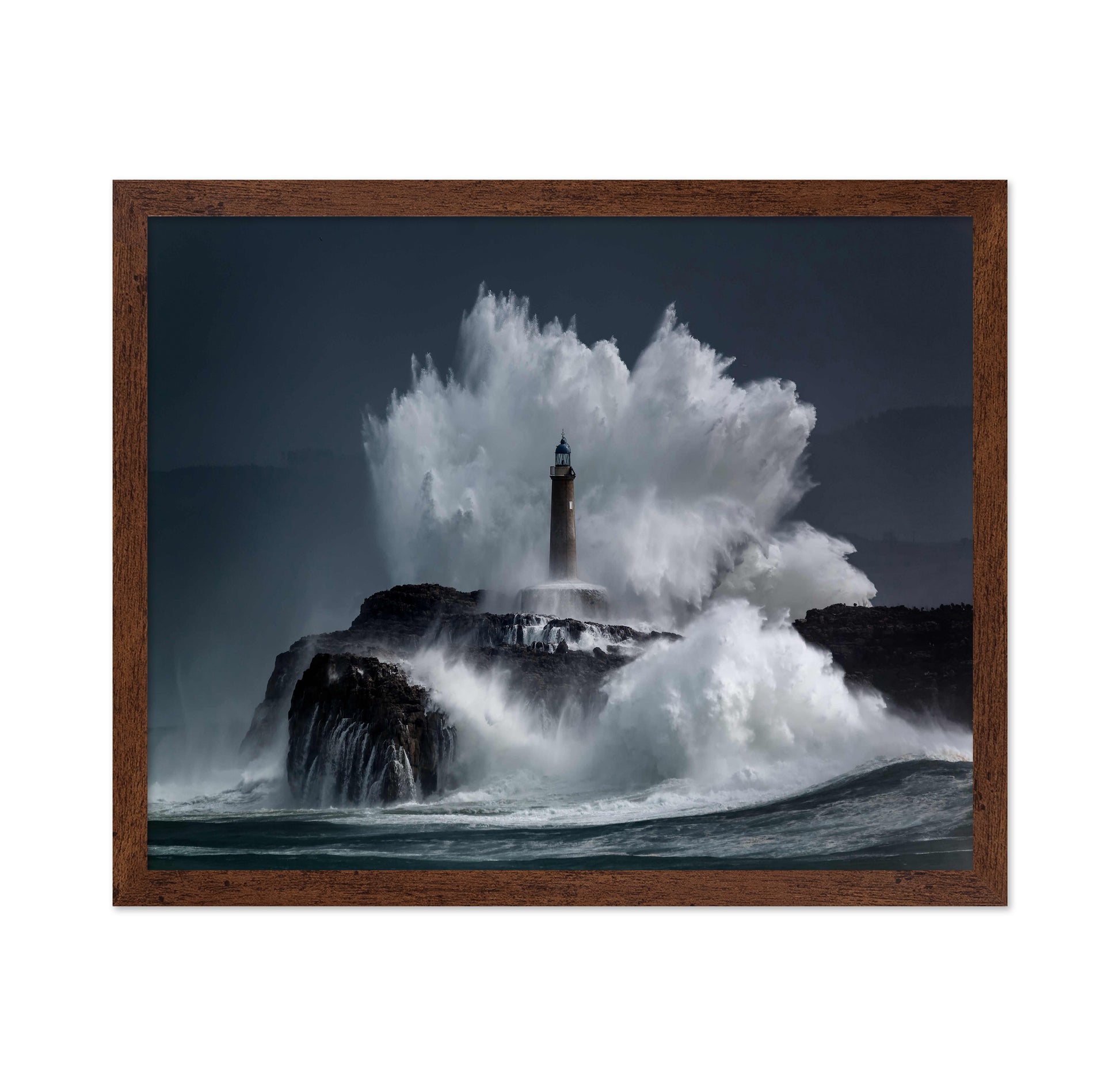 Lighthouse in the waves