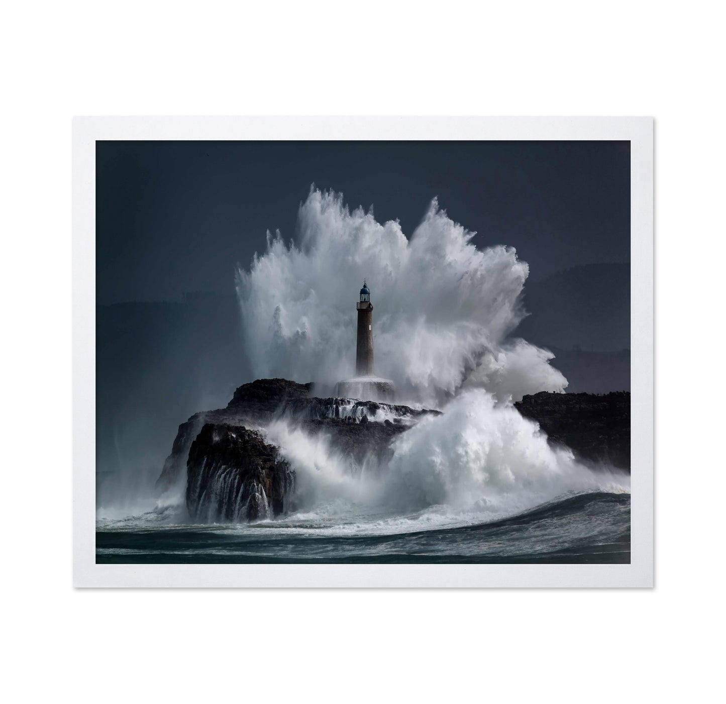 Lighthouse in the waves