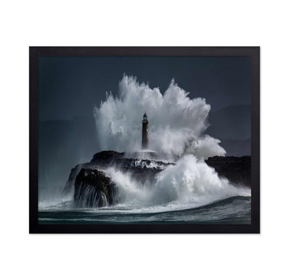 Lighthouse in the waves