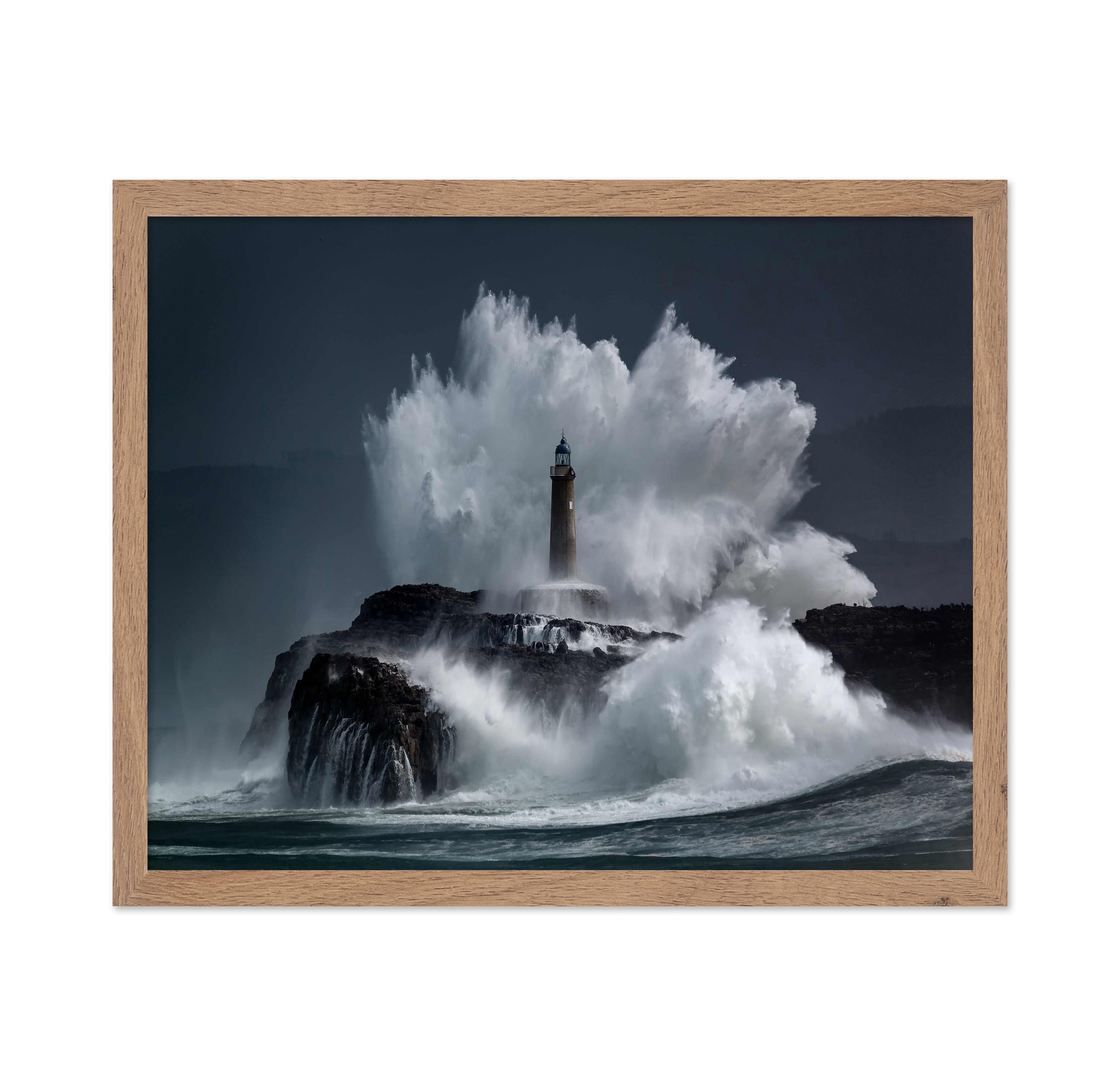 Lighthouse in the waves
