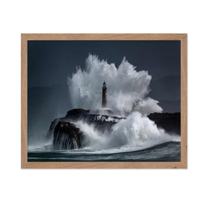 Lighthouse in the waves