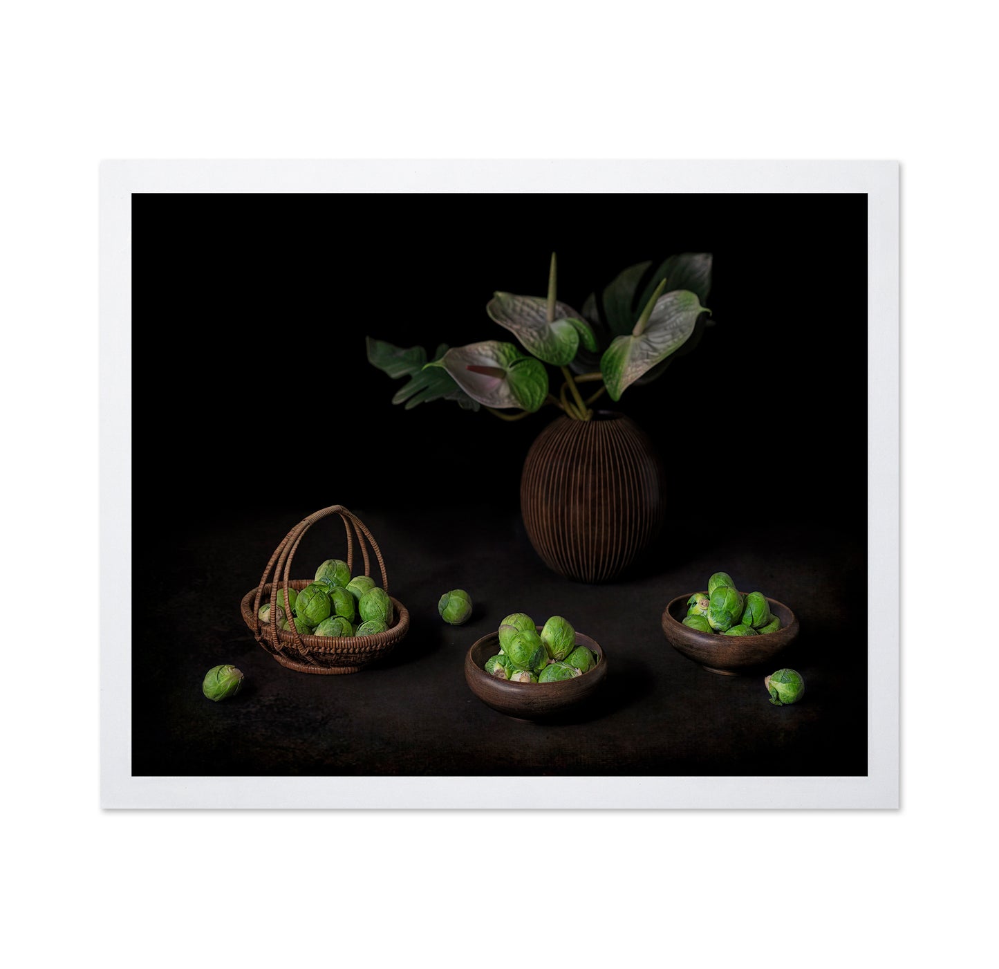 Still Life With Brussel Sprouts