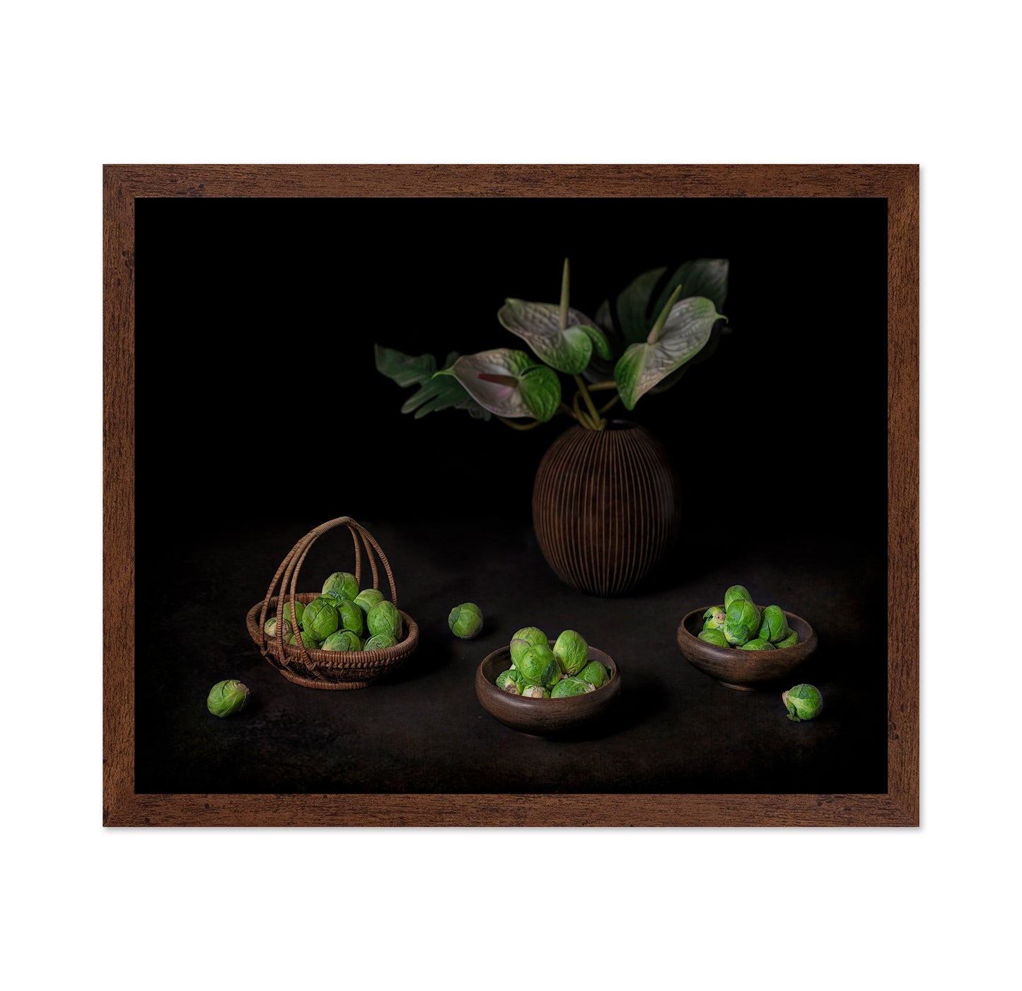 Still Life With Brussel Sprouts