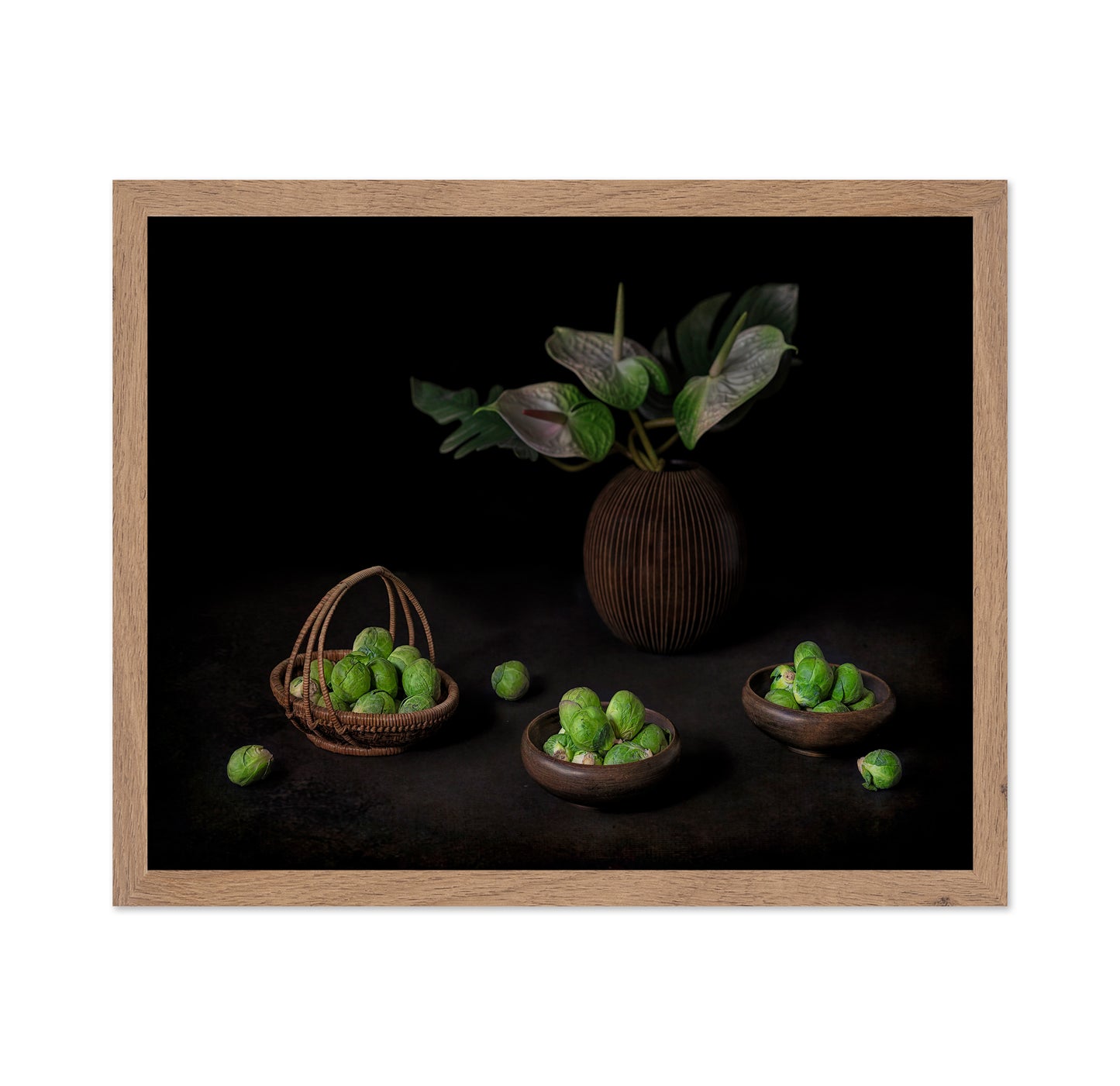 Still Life With Brussel Sprouts