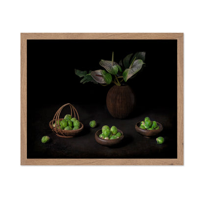 Still Life With Brussel Sprouts
