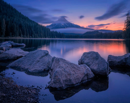 Twilight at Trillium Lake
