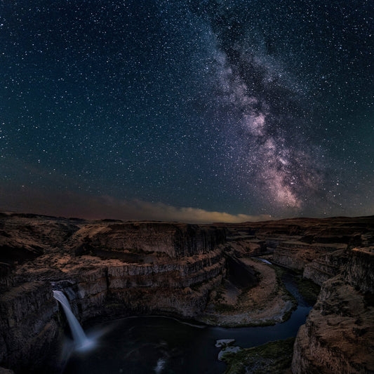 Milky Way Over Palouse Falls