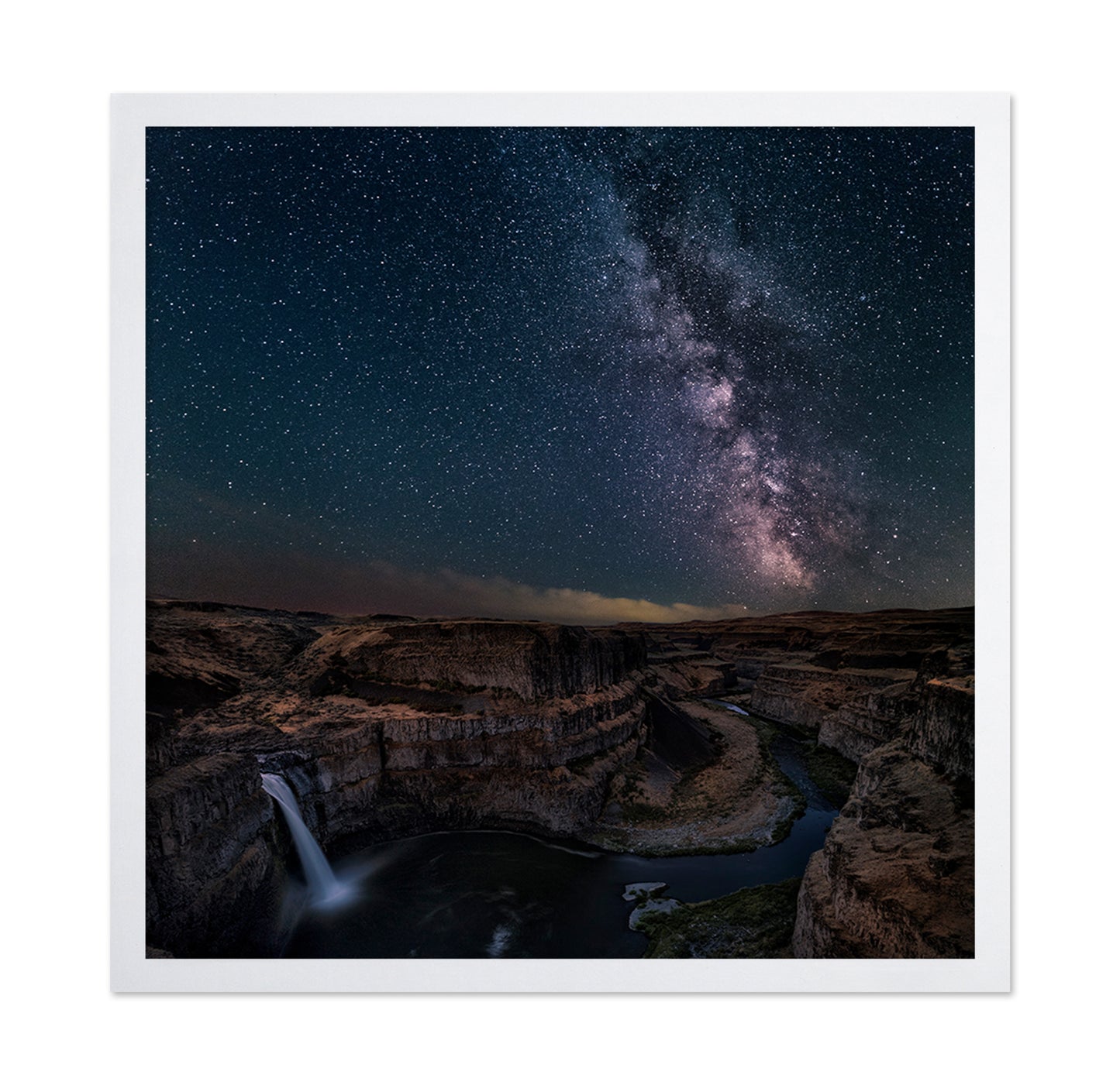 Milky Way Over Palouse Falls