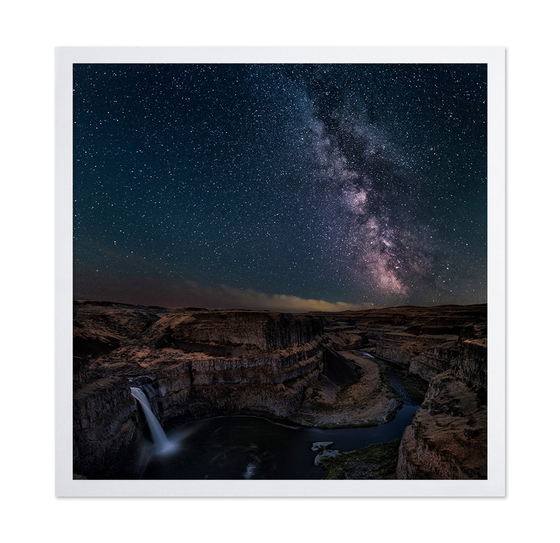Milky Way Over Palouse Falls