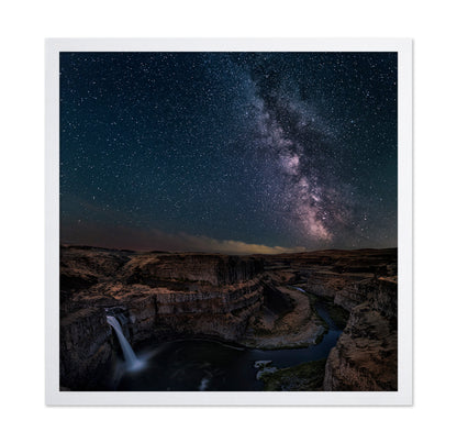 Milky Way Over Palouse Falls