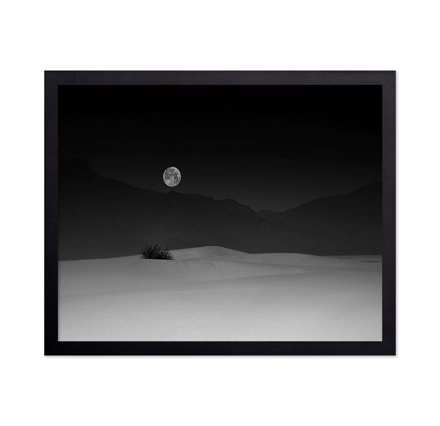 Full Moon Over White Sands