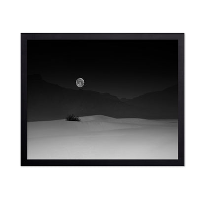 Full Moon Over White Sands