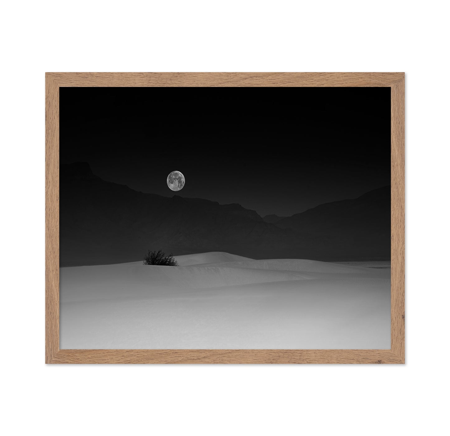 Full Moon Over White Sands