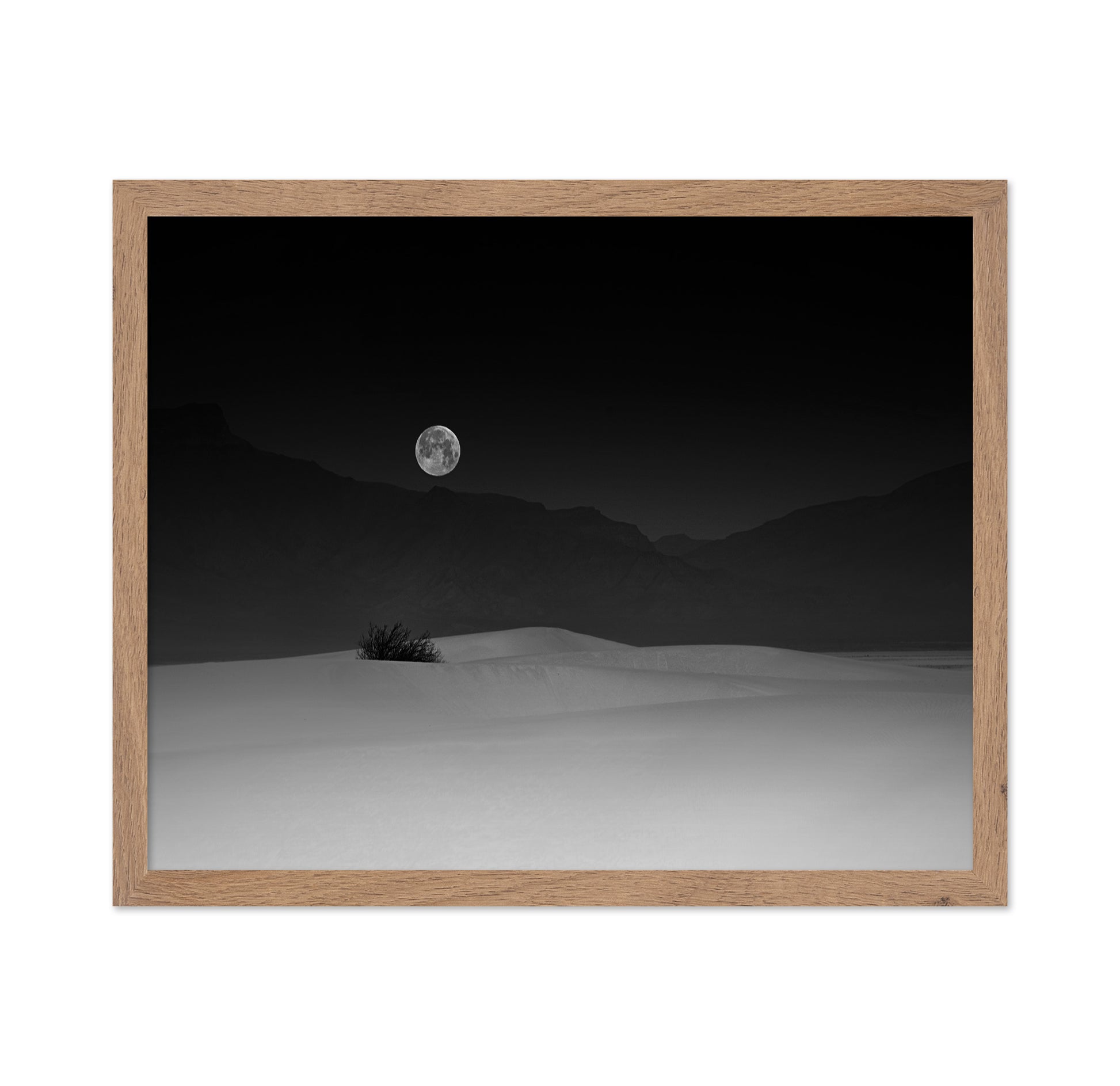 Full Moon Over White Sands