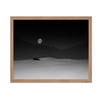 Full Moon Over White Sands