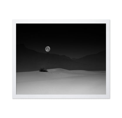 Full Moon Over White Sands