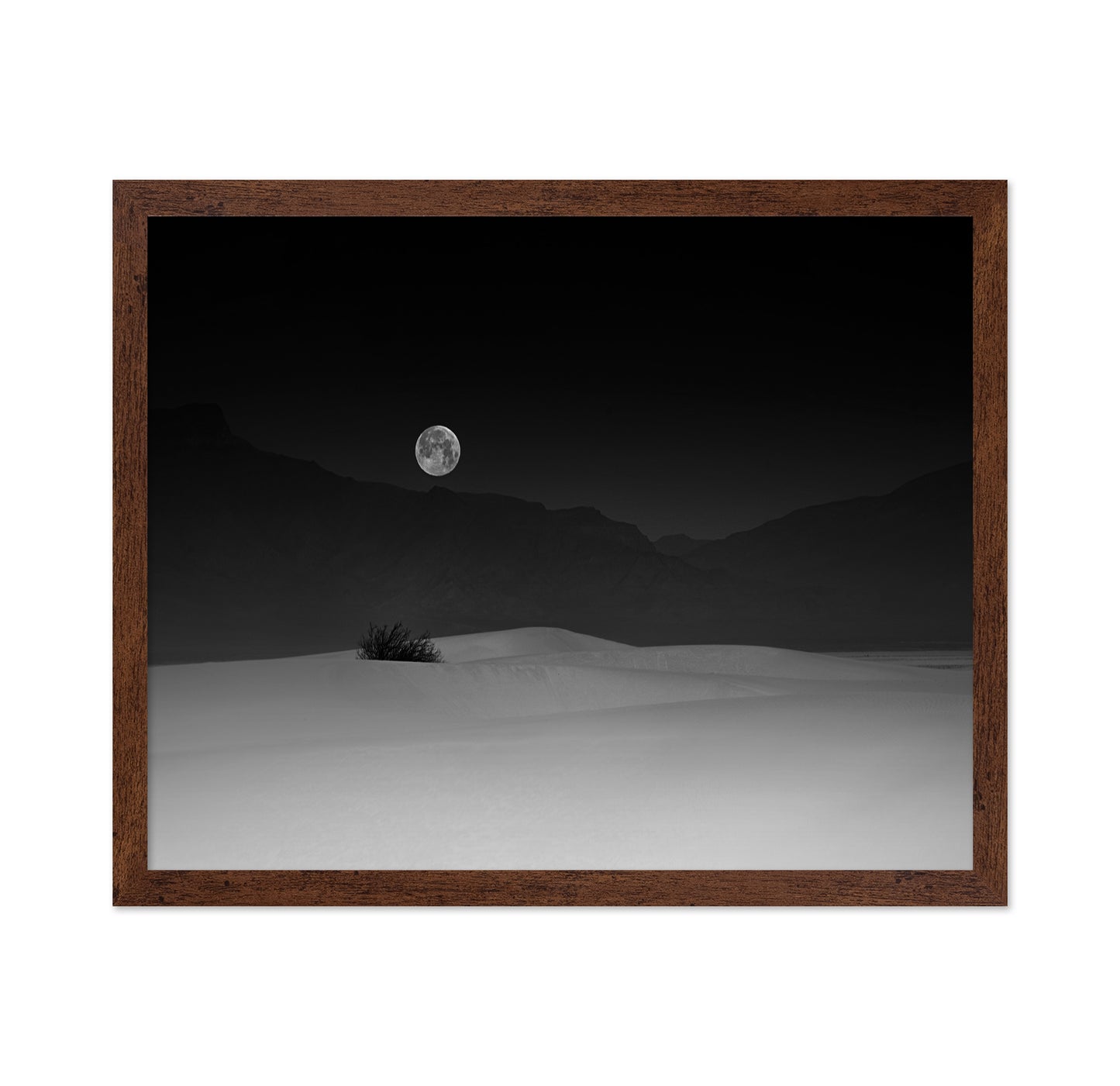 Full Moon Over White Sands