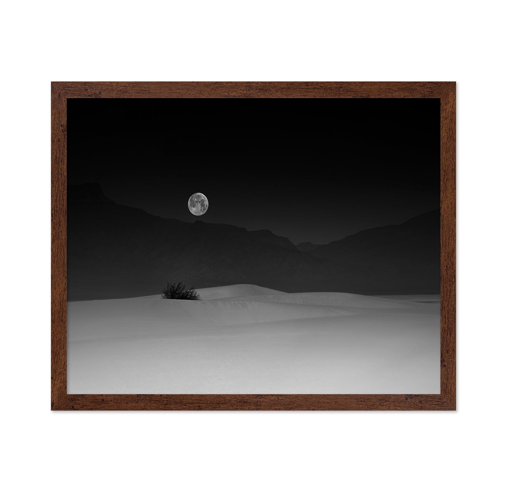 Full Moon Over White Sands