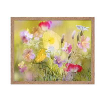 Tiny Garden In A Summer Field