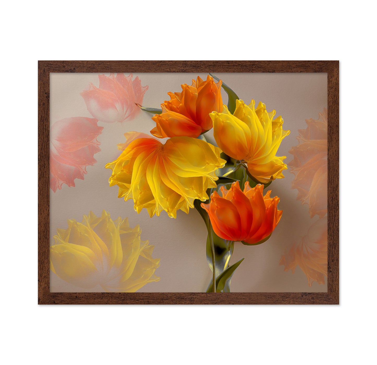 Four Tulips