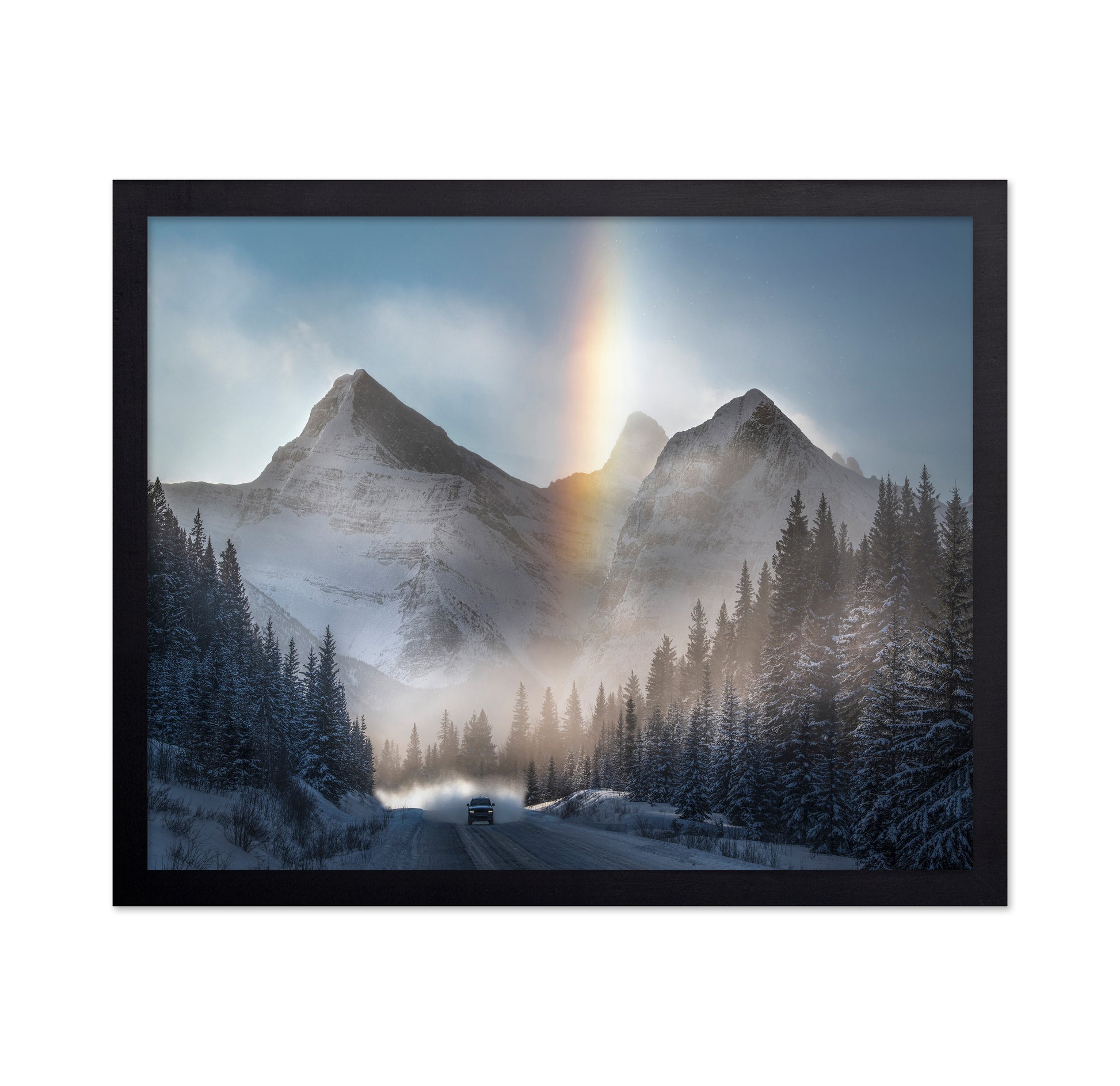 Riding Under Frozen Rainbow