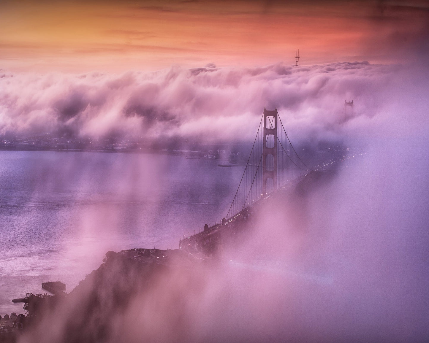 When The Heavy Fog Meets Sunrise