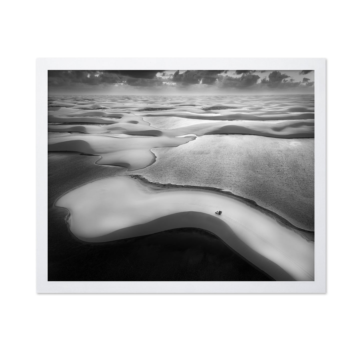 Aerial Desert Landscape