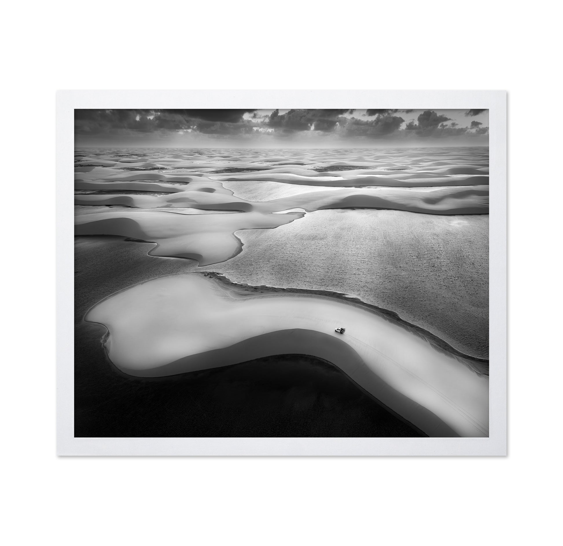 Aerial Desert Landscape