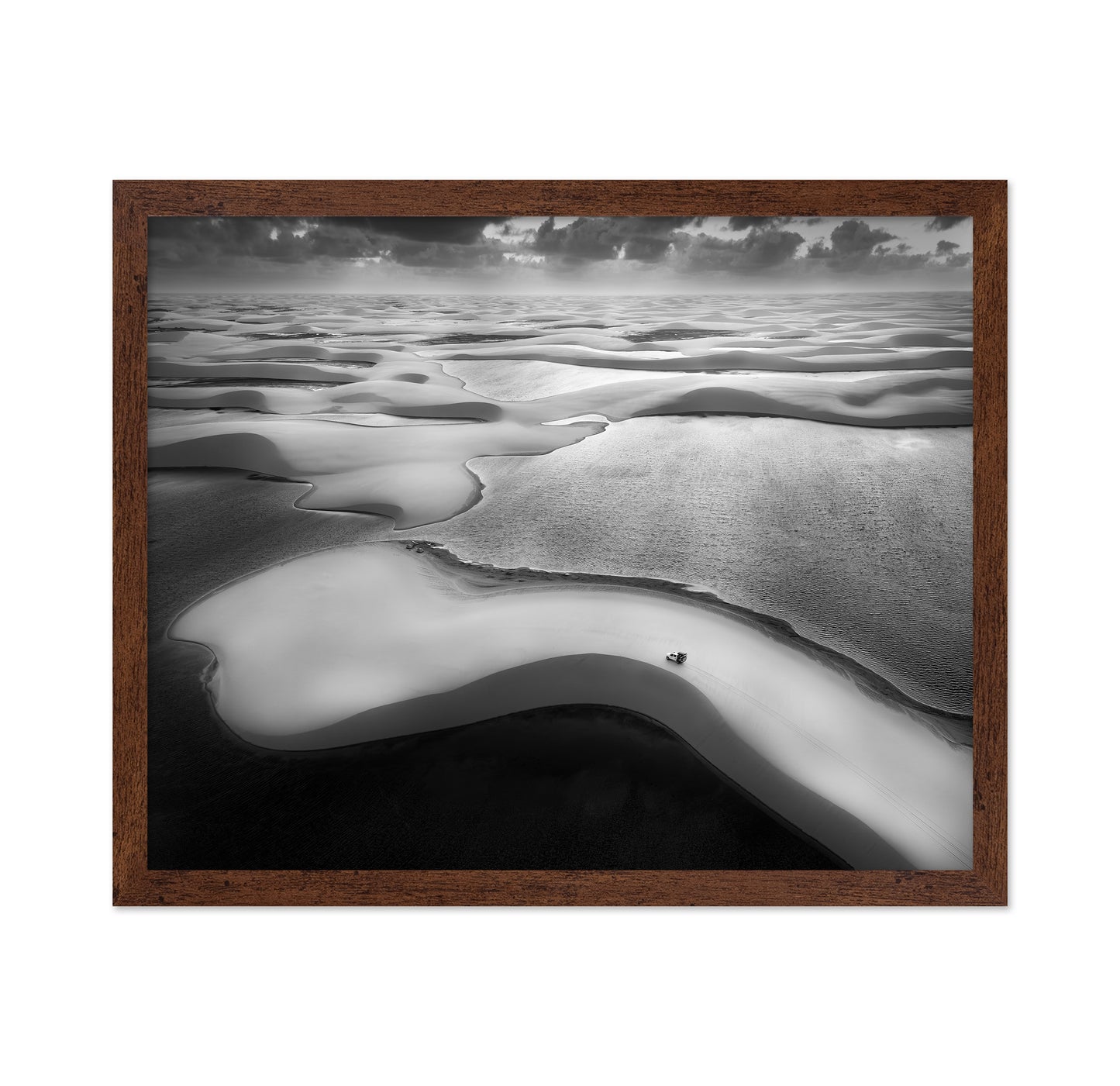 Aerial Desert Landscape