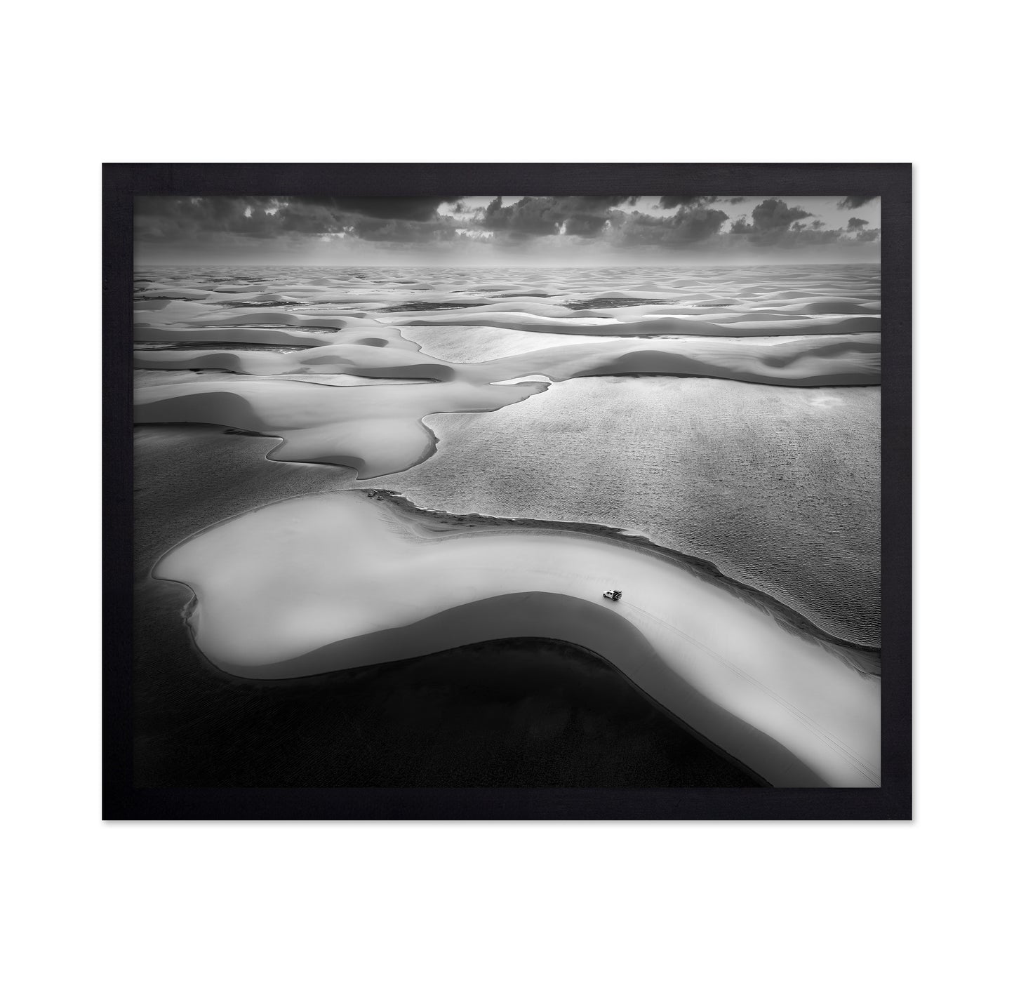 Aerial Desert Landscape