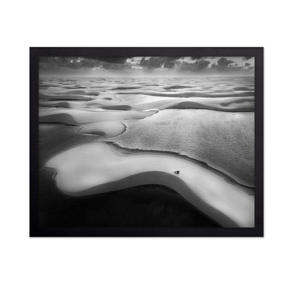 Aerial Desert Landscape