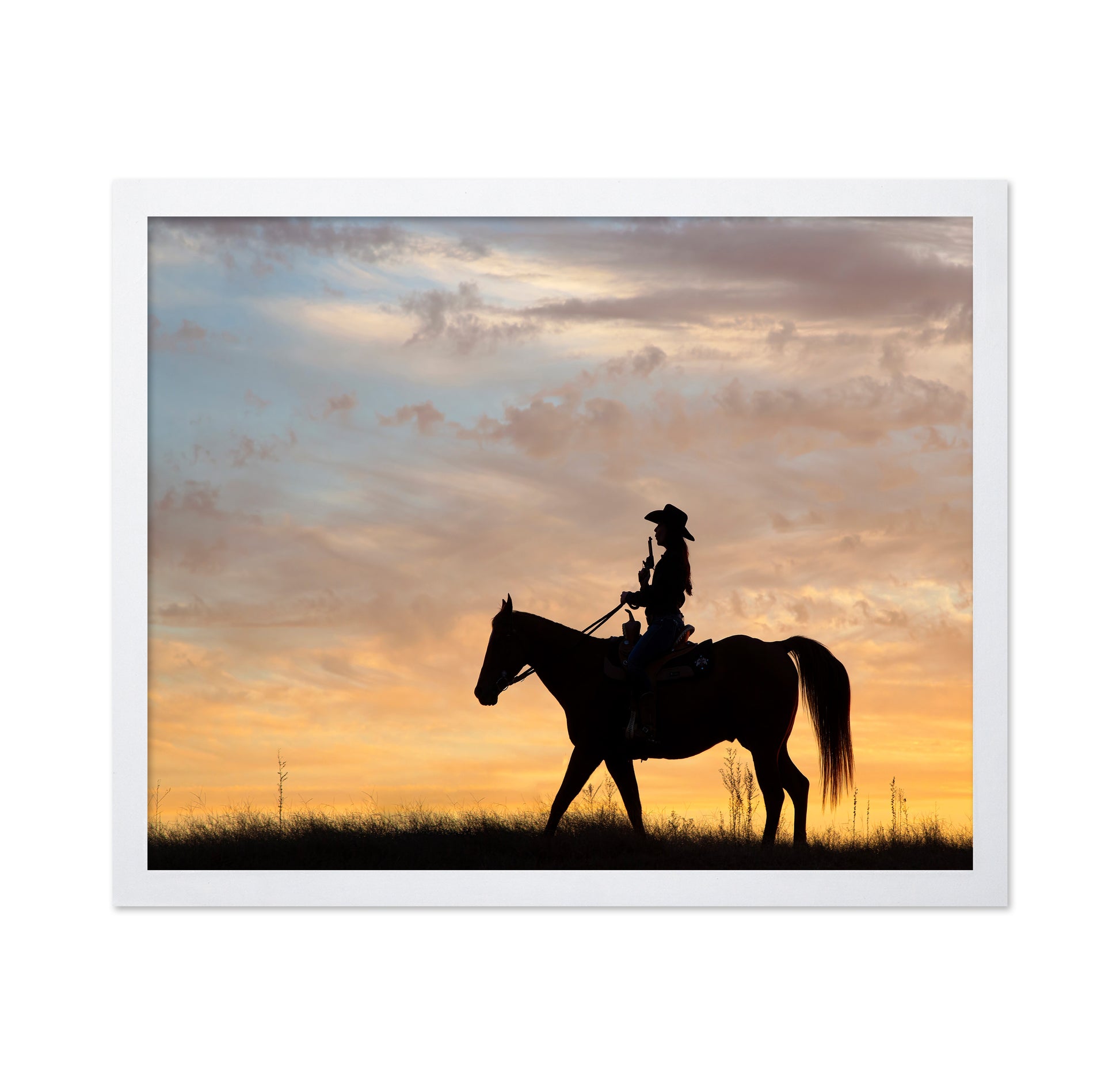 Cowgirl Fun With Silhouette