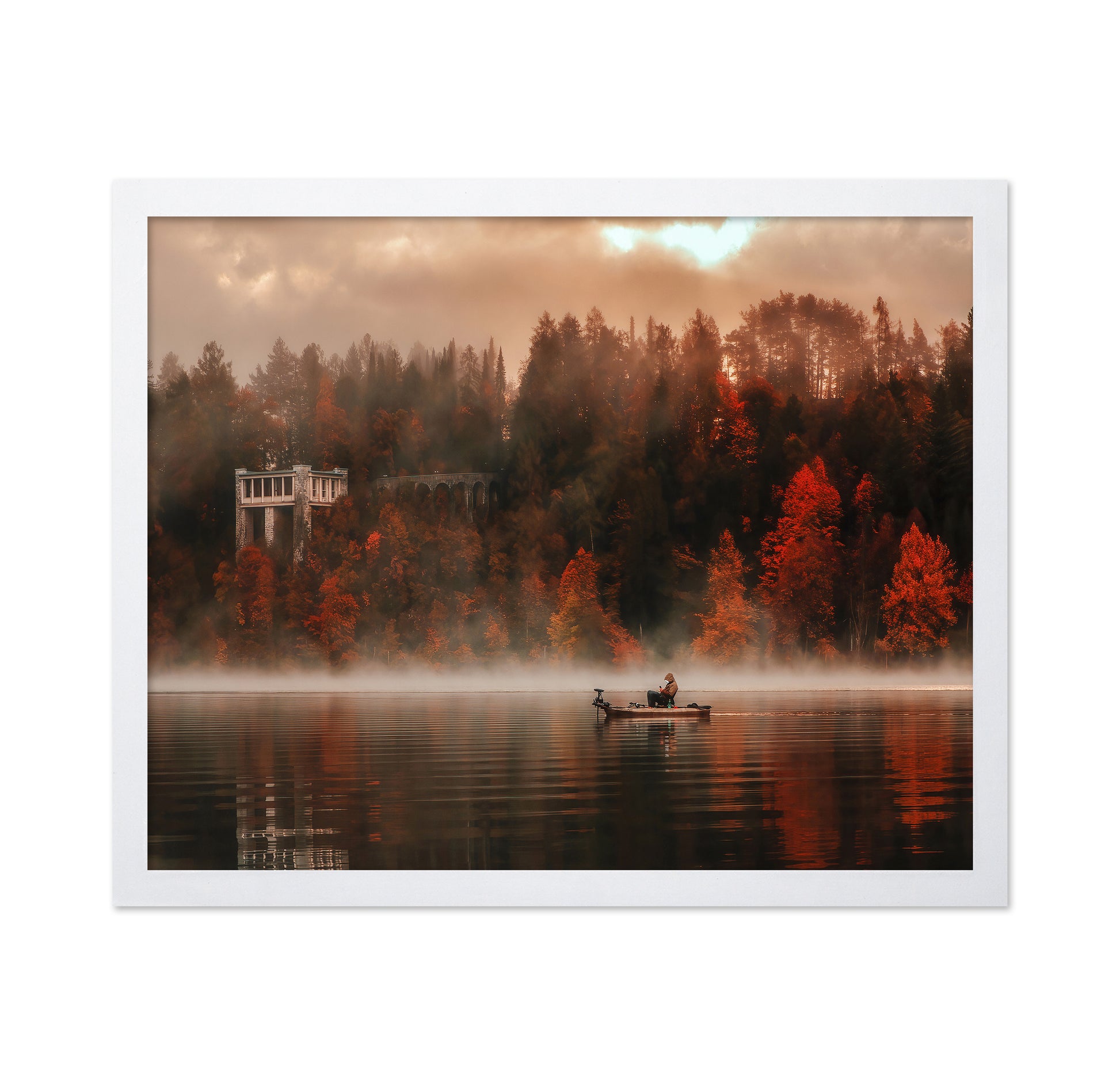 Fishing in the Morning Mist