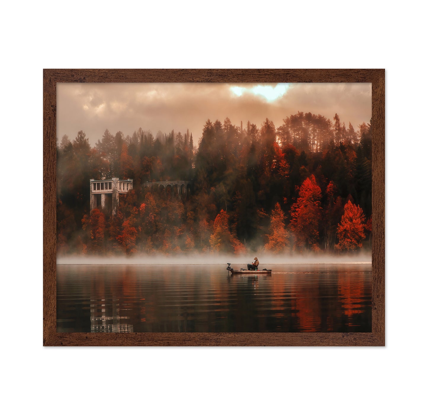 Fishing in the Morning Mist