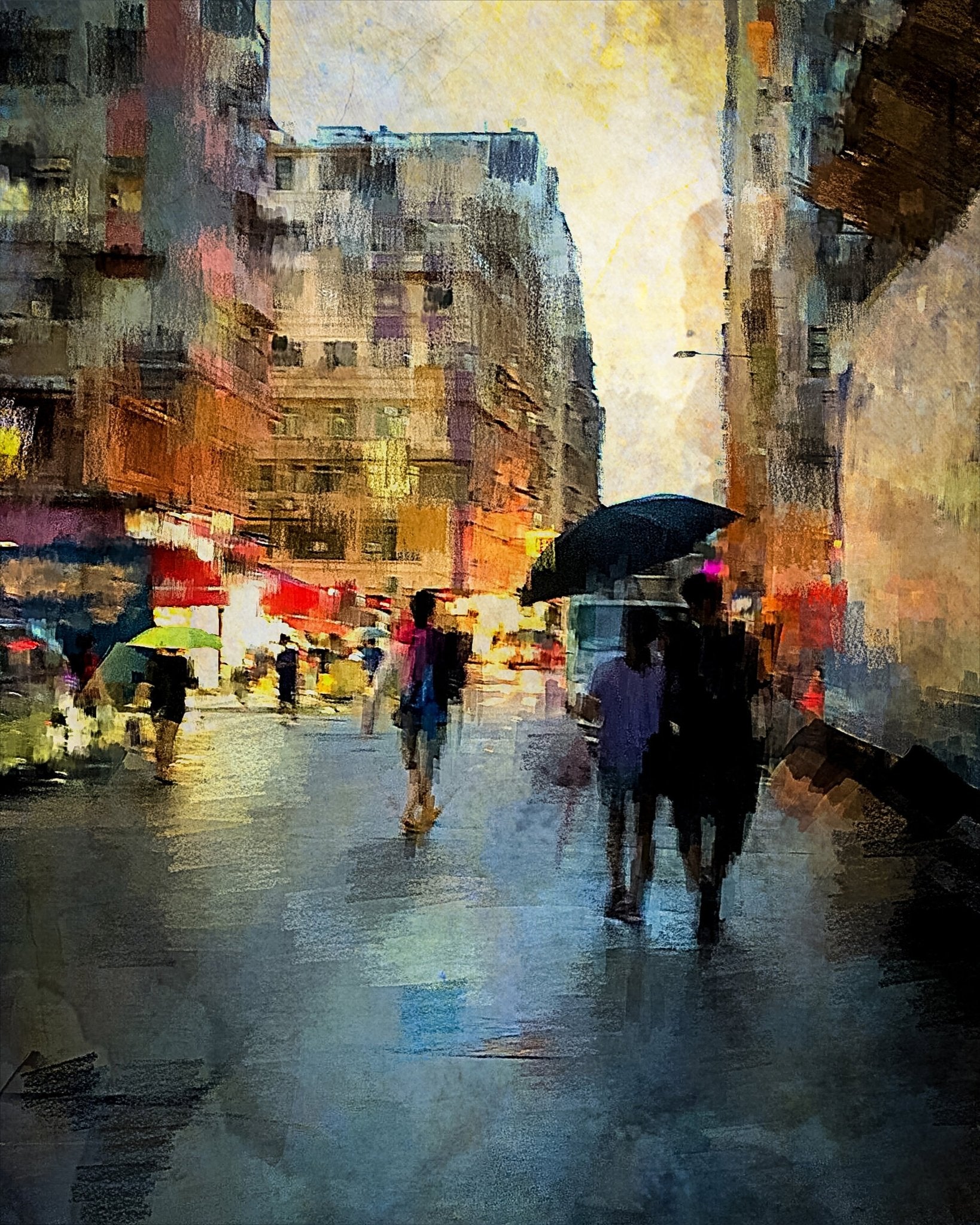 Hong Kong Street Scene No 1