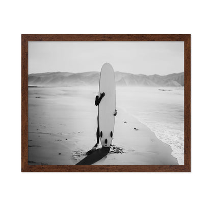 Hiding with Surfboard