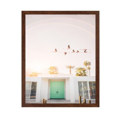 Flamingos In Palm Springs