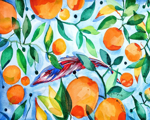 Orange Blue