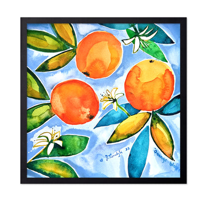 Oranges Blooming