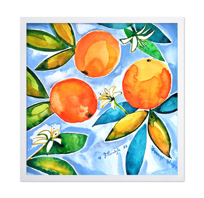 Oranges Blooming