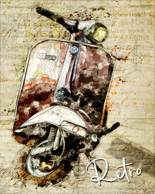 Retro Vespa