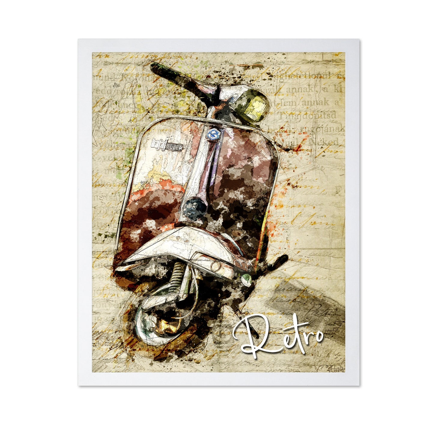 Retro Vespa